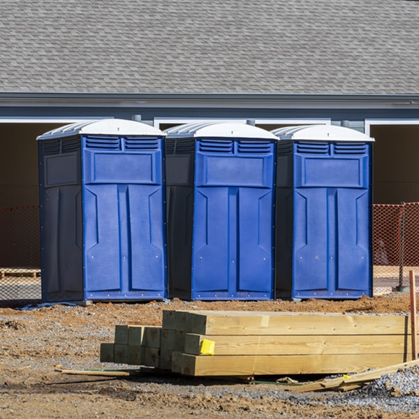 is there a specific order in which to place multiple portable restrooms in Gordonsville VA